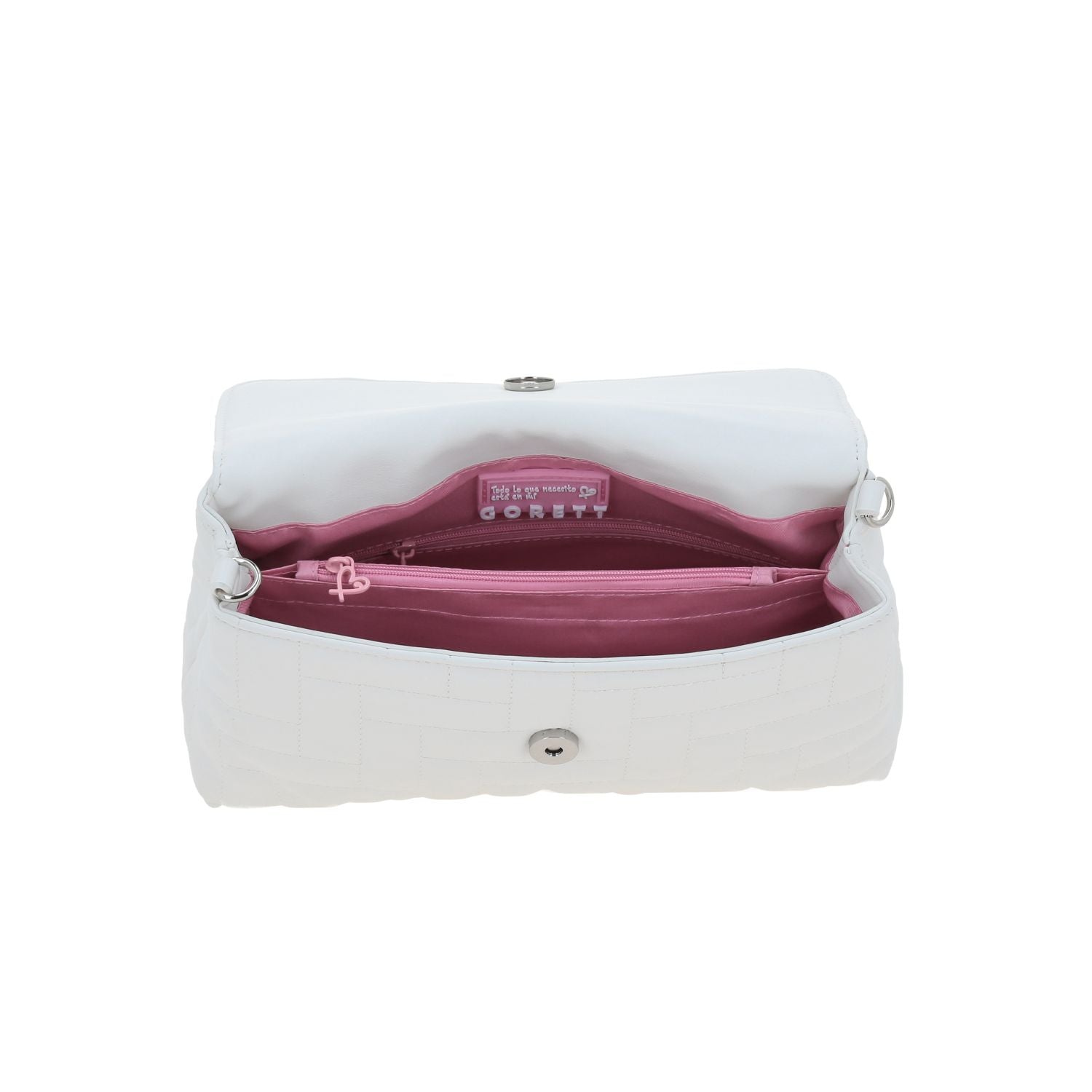 Foto 8 pulgar | Bolso Briefcase Blanco Gorett