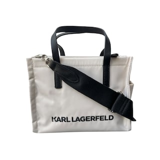 Foto 2 | Bolsa Tote Small Karl Lagerfeld Nailon Ikon White