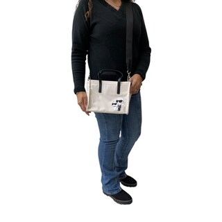 Foto 6 | Bolsa Tote Small Karl Lagerfeld Nailon Ikon White