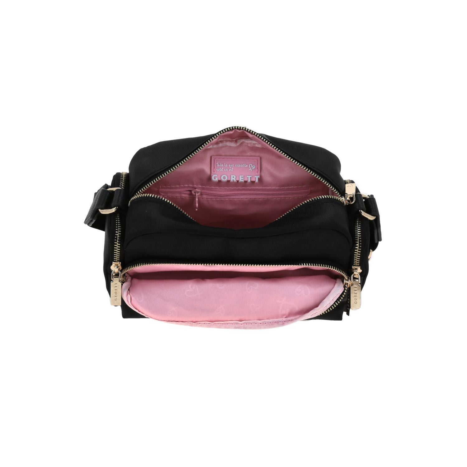 Foto 7 | Crossbody Negro Gorett Sol
