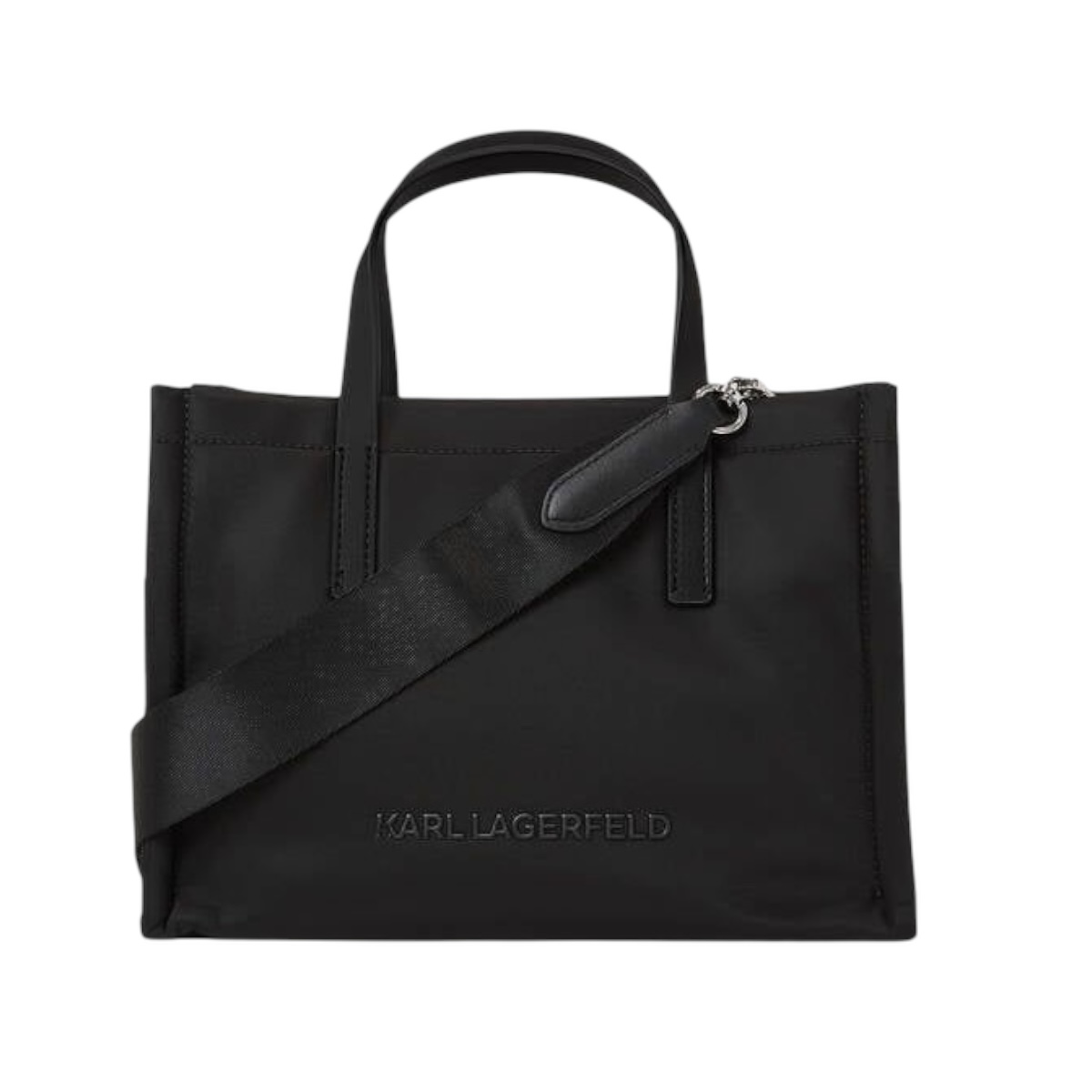 Foto 3 pulgar | Bolsa Tote Small Karl Lagerfeld Nailon Ikon Black