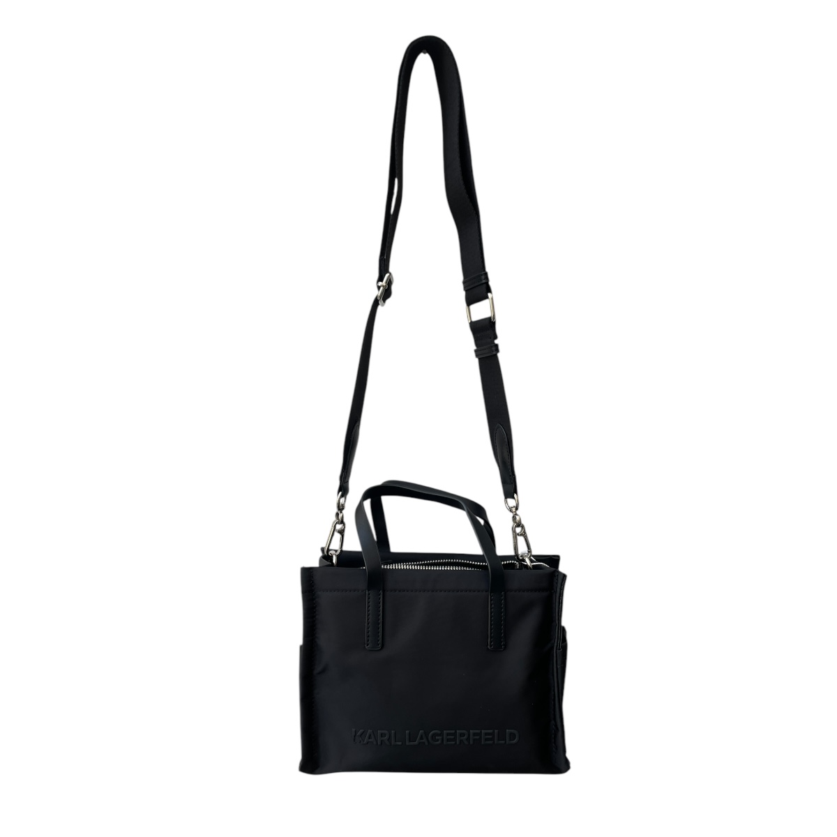 Foto 5 pulgar | Bolsa Tote Small Karl Lagerfeld Nailon Ikon Black