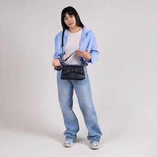 Foto 8 | Crossbody Negro Barbie By Gorett Patricya