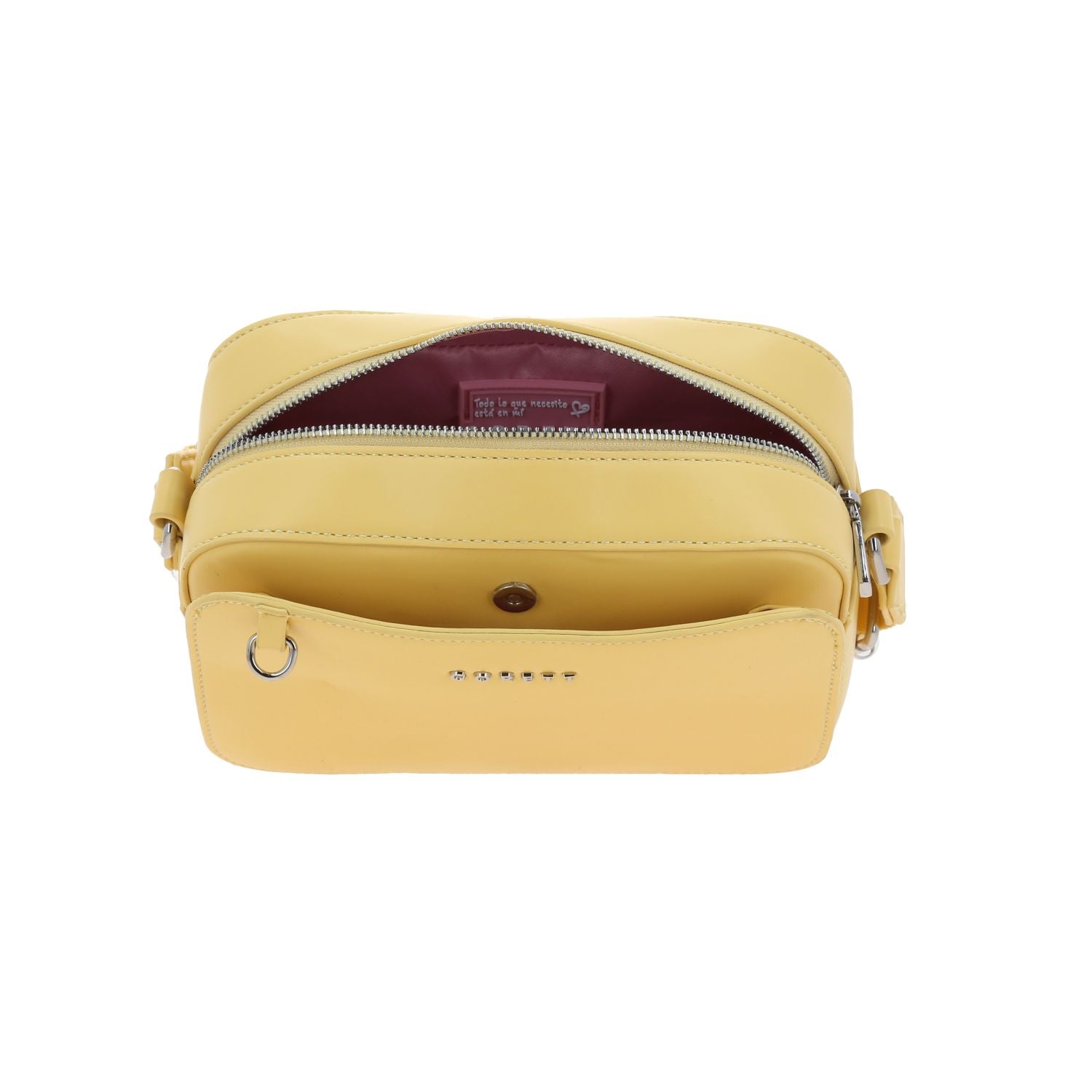 Foto 8 pulgar | Crossbody Amarillo Gorett Lizzie