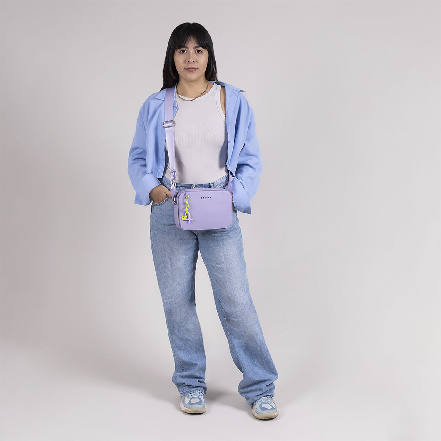 Foto 9 pulgar | Crossbody Lila Gorett Lizzie