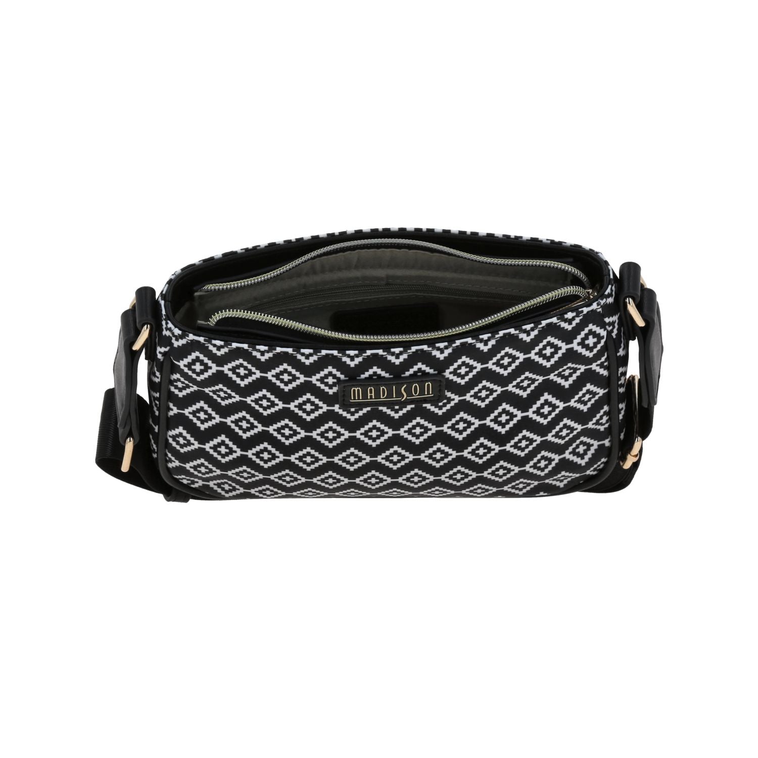 Foto 8 pulgar | Crossbody Negro Madison Xochitl