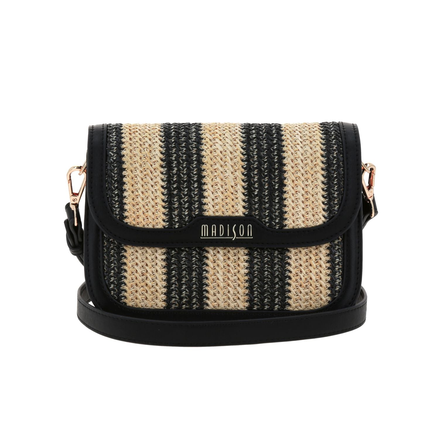 Foto 2 pulgar | Crossbody Negro Madison Gorett Chepina