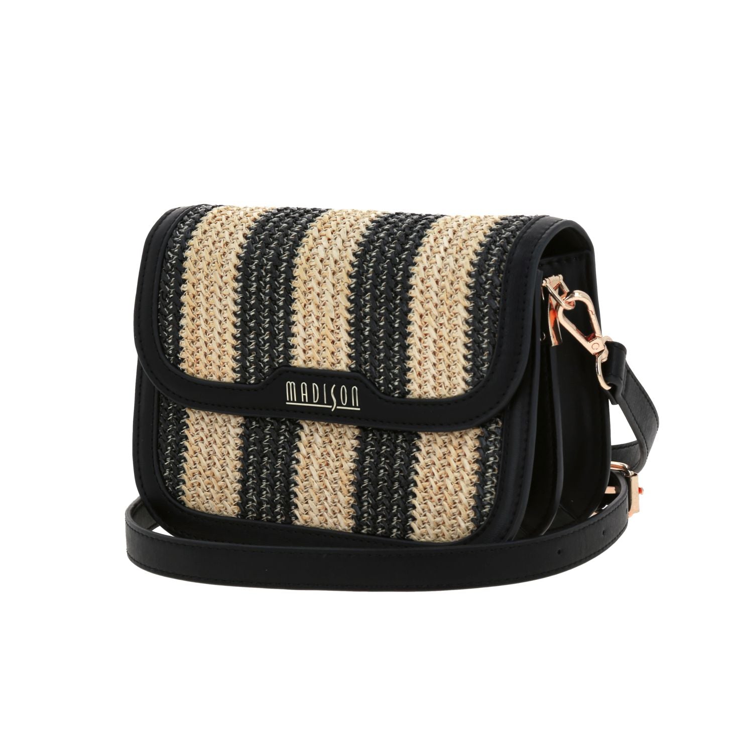 Foto 3 pulgar | Crossbody Negro Madison Gorett Chepina