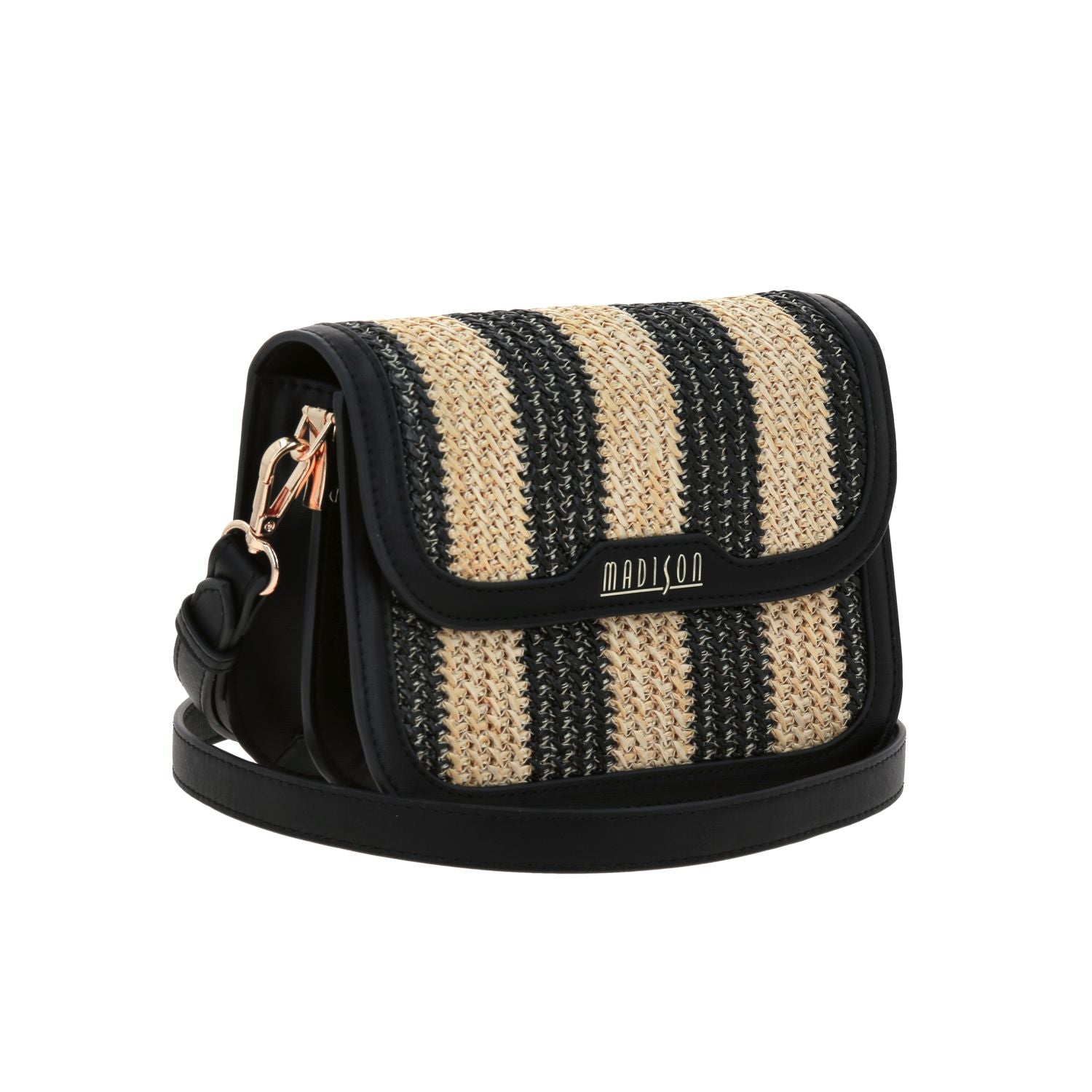 Foto 7 pulgar | Crossbody Negro Madison Gorett Chepina