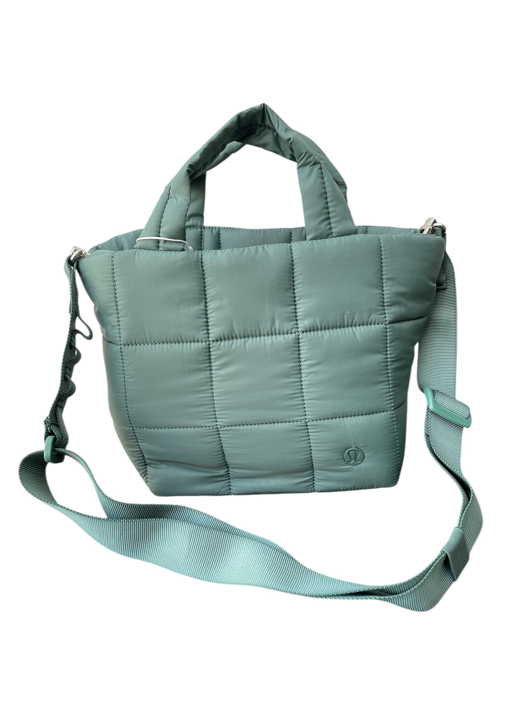 Foto 2 pulgar | Bolsa Bandolera Lululemon Quilted Green Forest