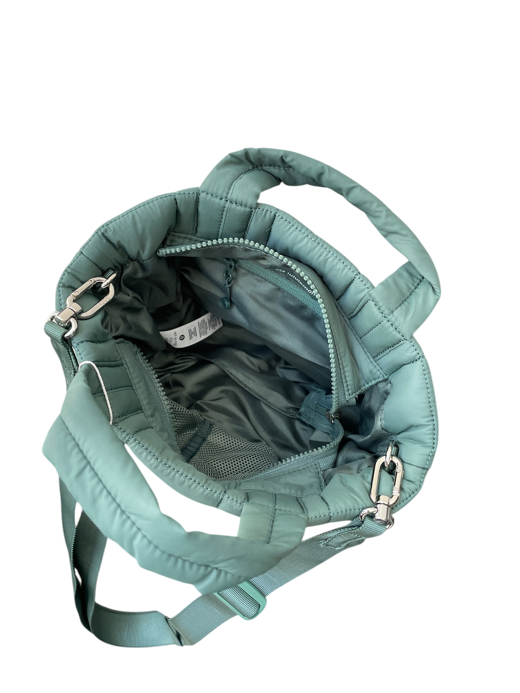 Foto 5 pulgar | Bolsa Bandolera Lululemon Quilted Green Forest