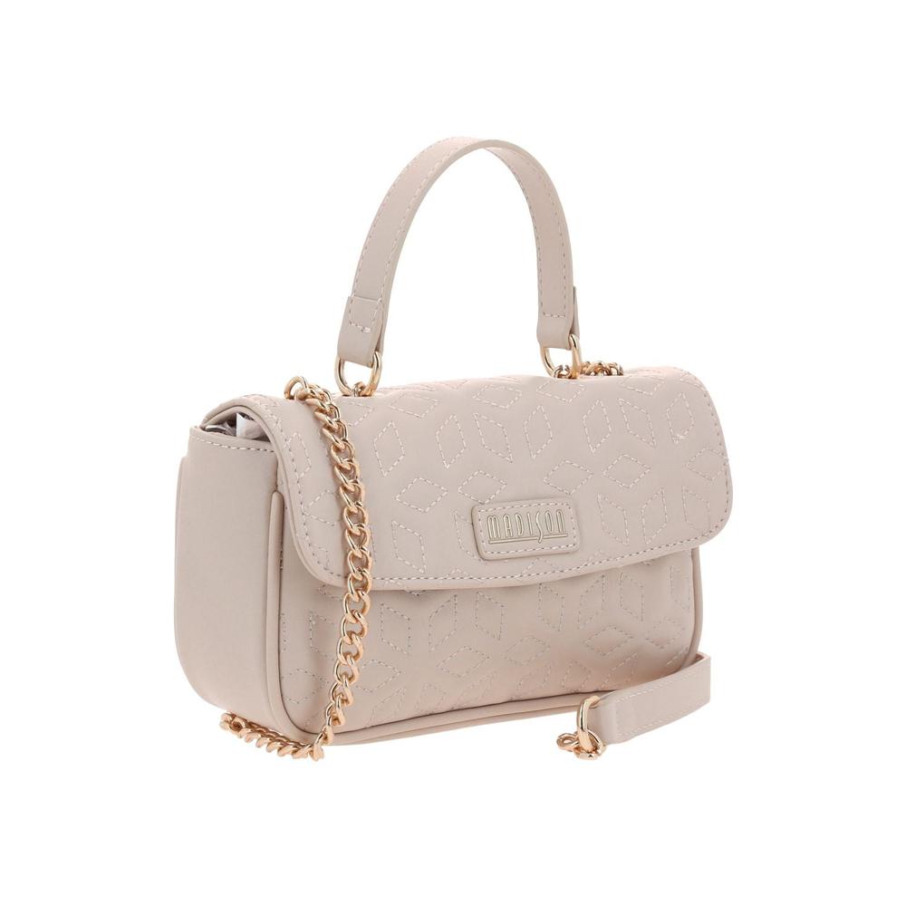 Foto 7 pulgar | Crossbody Beige Madison Yahaira Beige