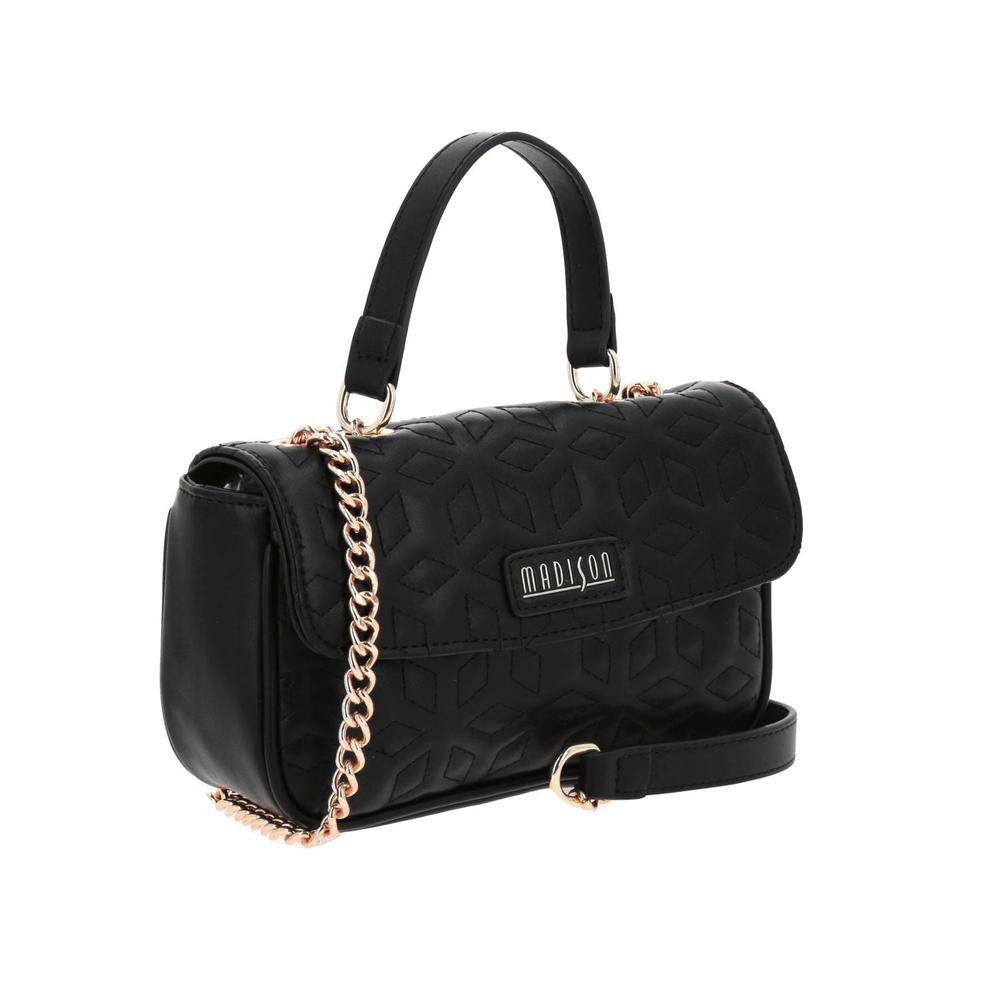 Foto 7 pulgar | Bolsa Crossbody Madison Yahaira Negra