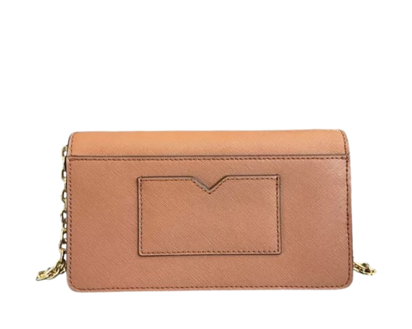 Foto 2 | Bolsa Michael Kors Small Saffiano Leather Envelope Crossbody Bag 35s3gtvc5l Color Café