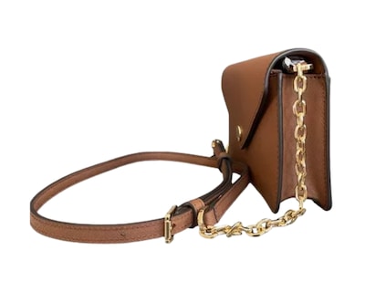 Foto 4 | Bolsa Michael Kors Small Saffiano Leather Envelope Crossbody Bag 35s3gtvc5l Café