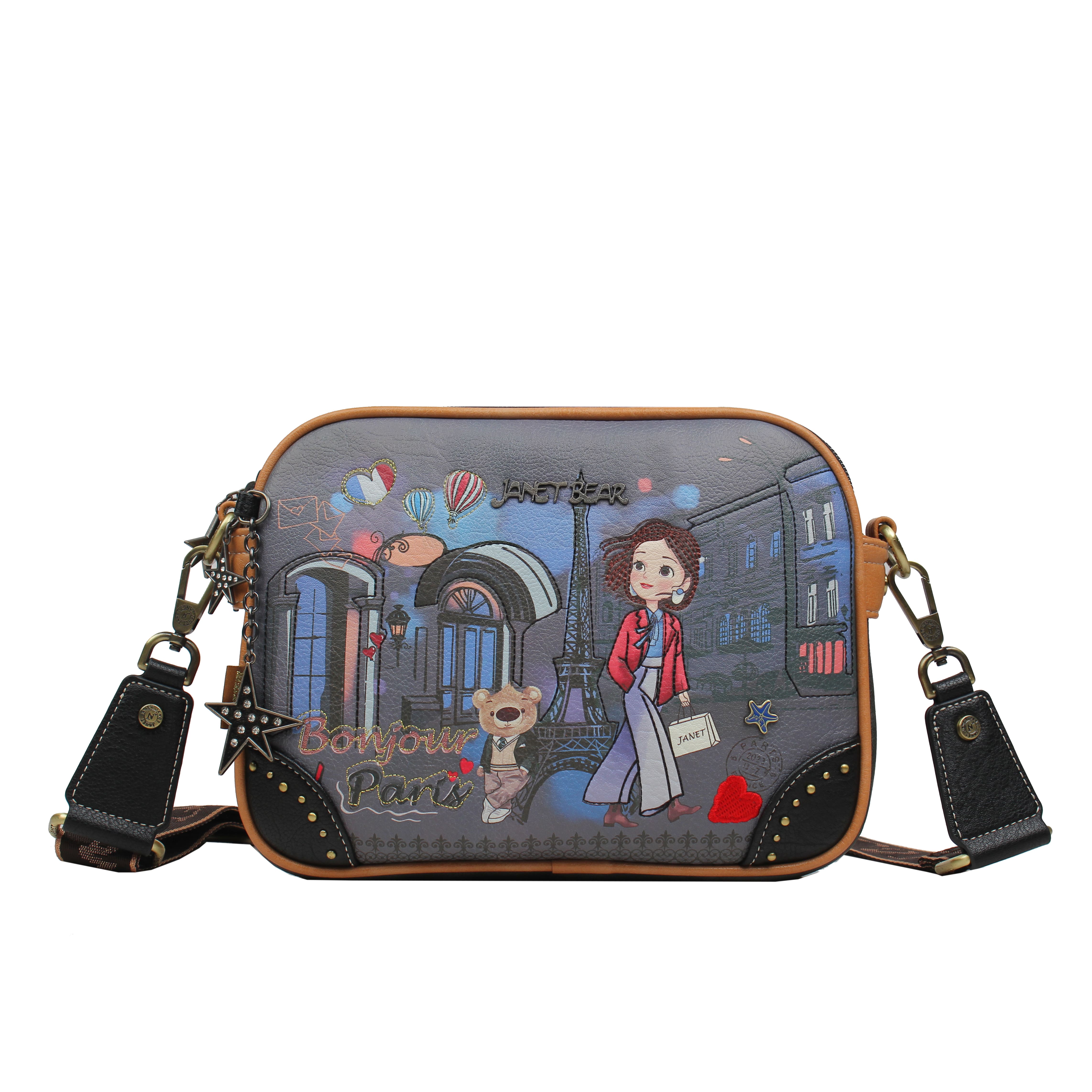 Foto 2 pulgar | Crossbody Janet Bear Paris Dream J009a