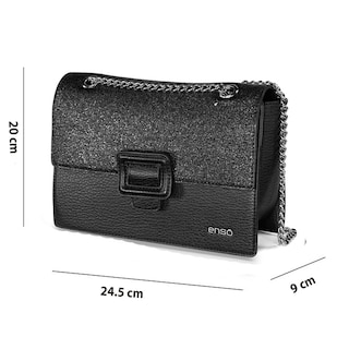 Foto 7 | Bolsa Crossbody Enso Mujer Eb244313cb Negro Negro