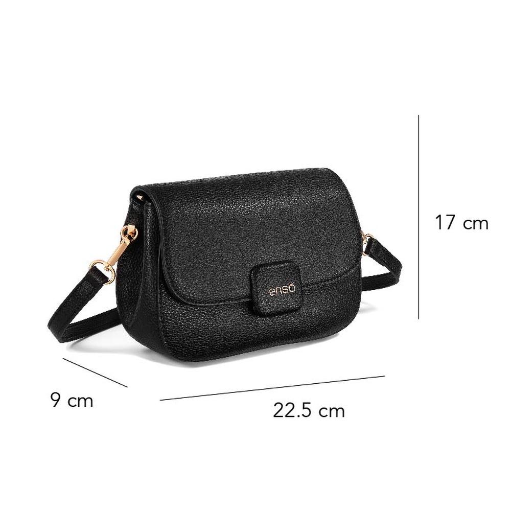 Foto 6 pulgar | Bolsa Crossbody Enso Mujer Eb244301cb Negro Negro