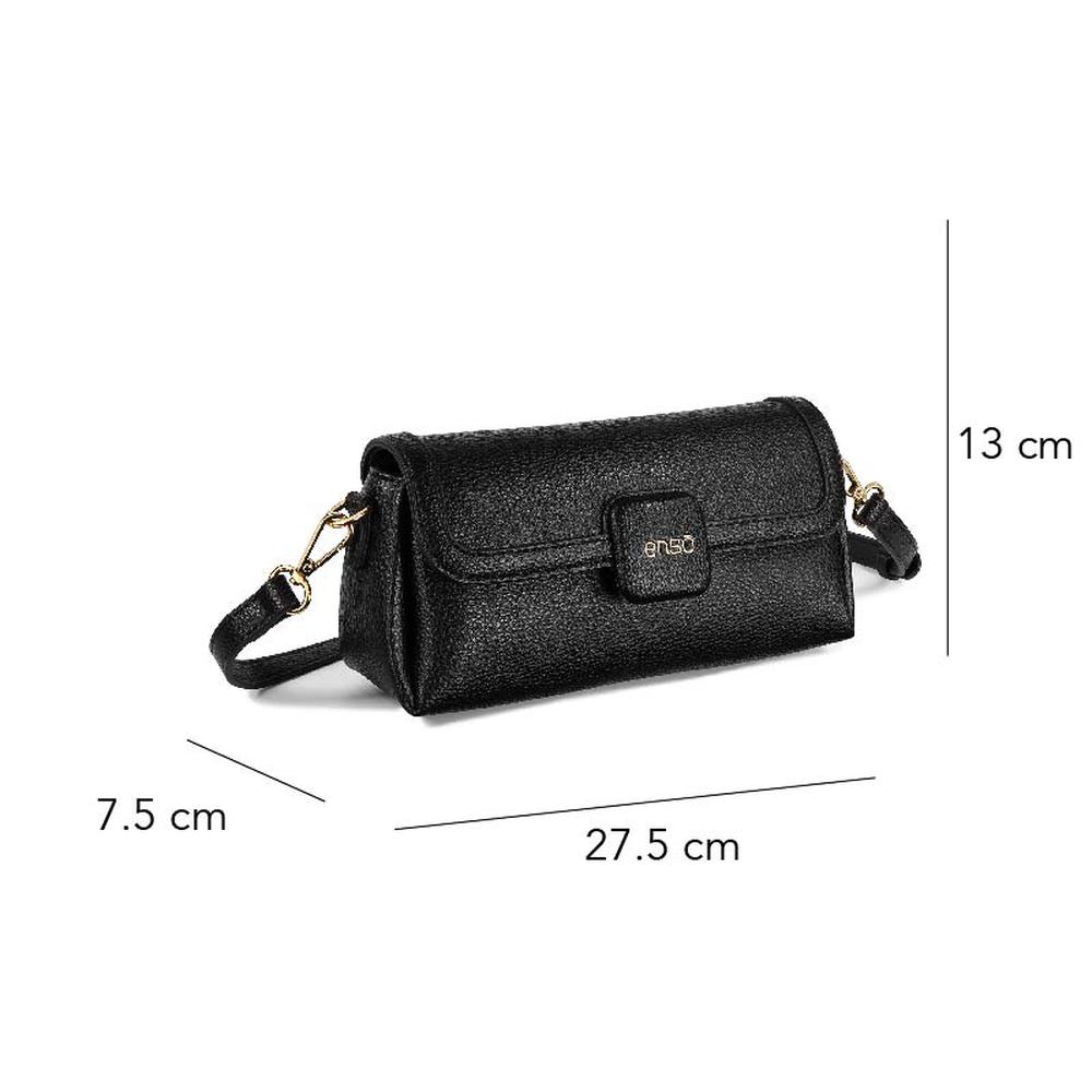 Foto 7 pulgar | Bolsa Crossbody Enso Mujer Eb244303cb Negro Negro