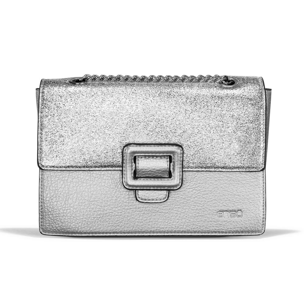 Bolsa Crossbody Enso Mujer Eb244314cb Plata Plateado