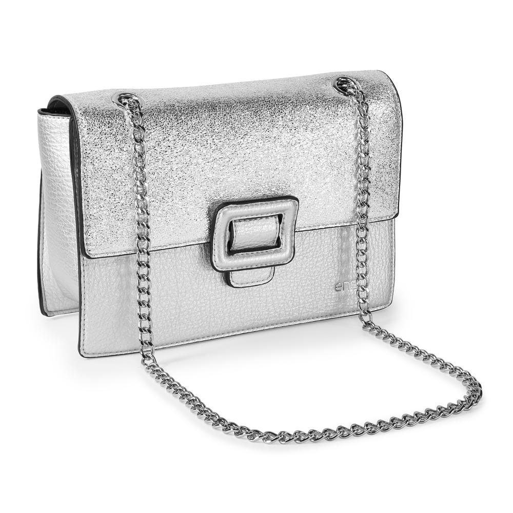 Foto 5 | Bolsa Crossbody Enso Mujer Eb244314cb Plata Plateado