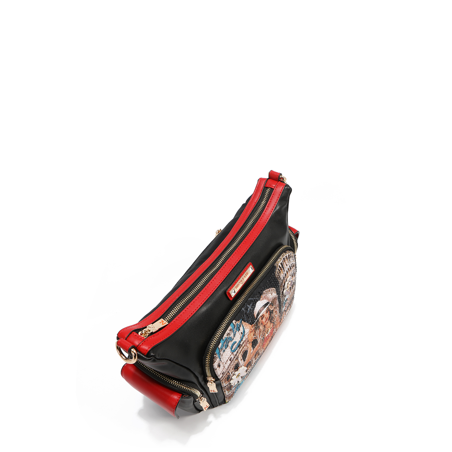 Foto 5 pulgar | Bolsa Crossbody Nicole Lee Estampado Martha Travels