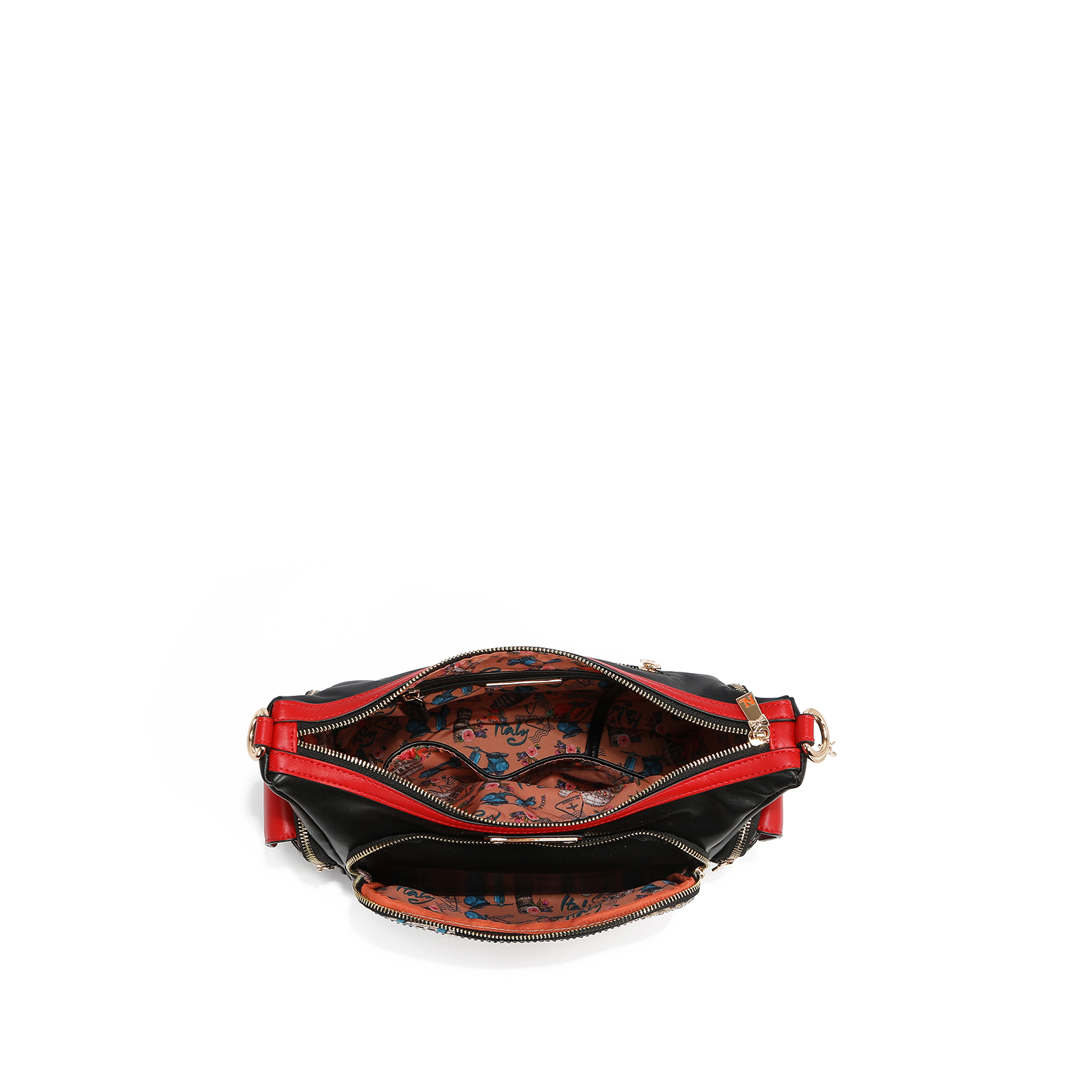 Foto 6 pulgar | Bolsa Crossbody Nicole Lee Estampado Martha Travels