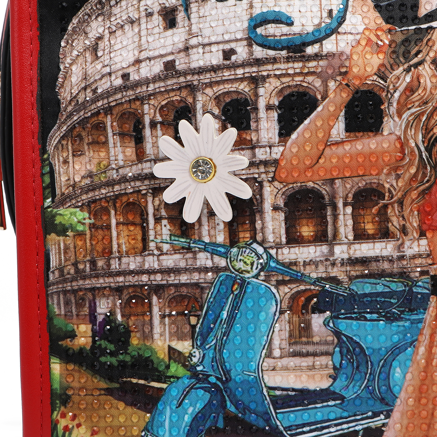 Foto 8 pulgar | Bolsa Crossbody Nicole Lee Estampado Martha Travels