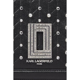 Foto 5 | Bolsa Crossbody Karl Lagerfeld Stones Black para Dama