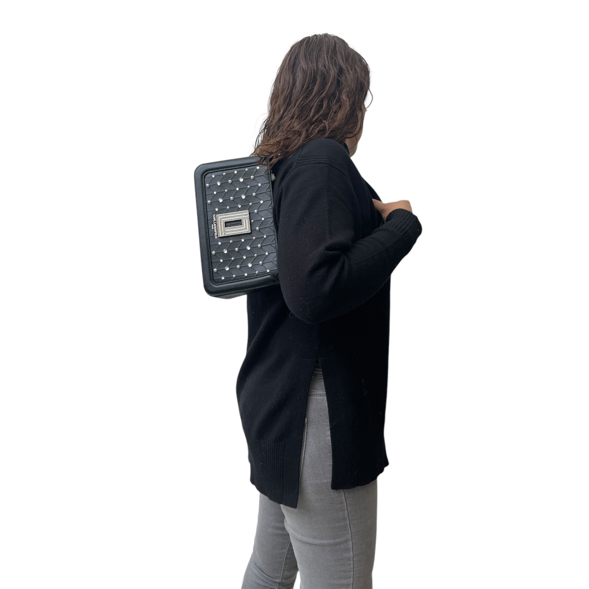 Foto 7 pulgar | Bolsa Crossbody Karl Lagerfeld Stones Black para Dama