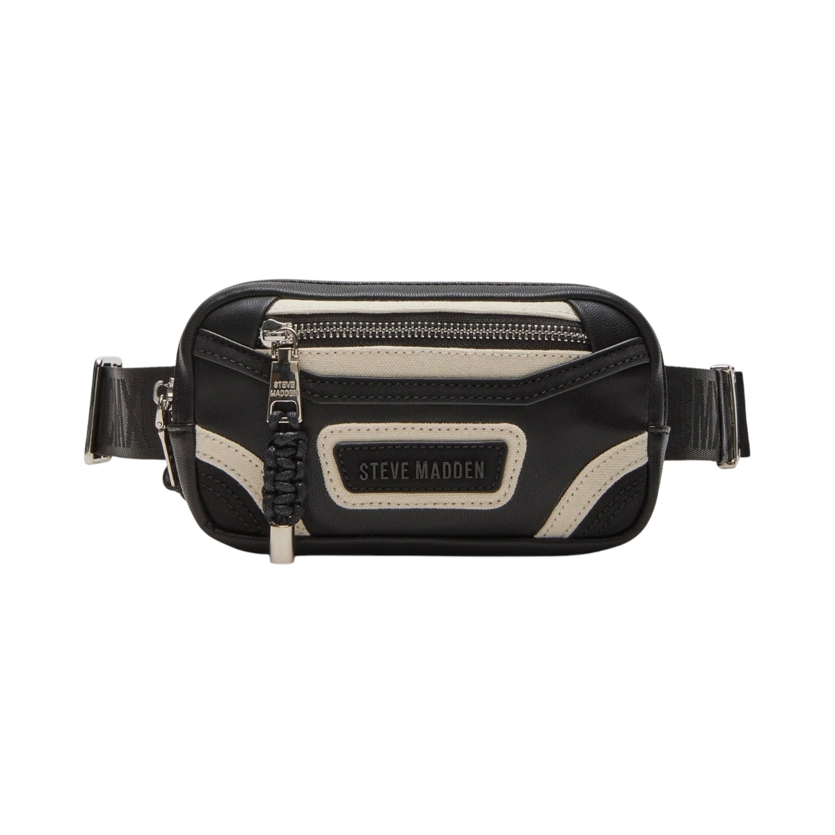 Foto 2 pulgar | Bolsa Crossbody Steve Madden Madridd Black/white