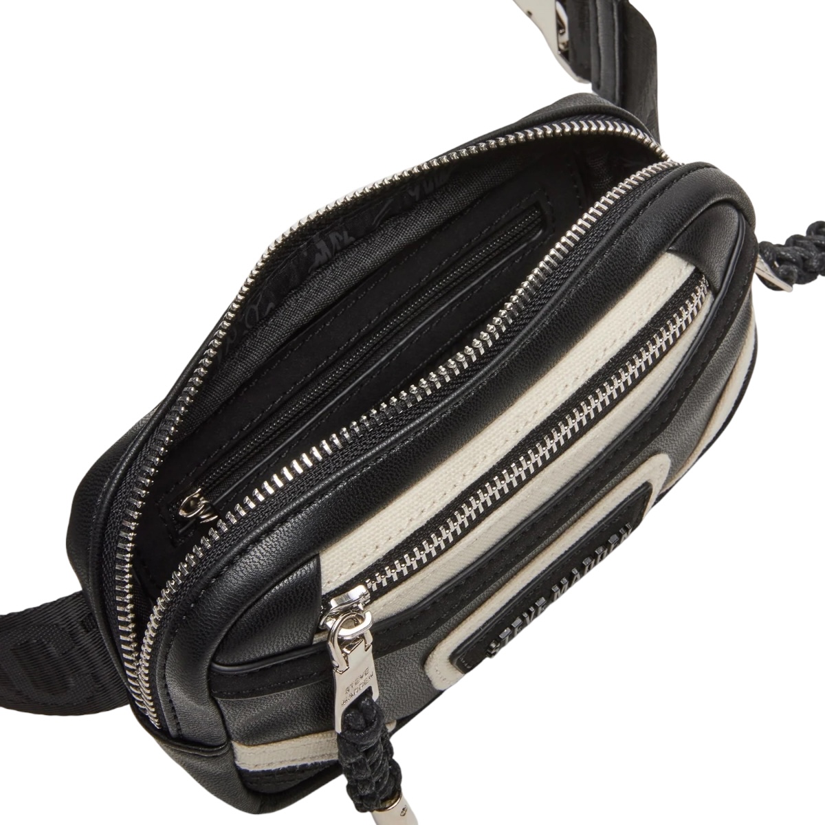 Foto 4 pulgar | Bolsa Crossbody Steve Madden Madridd Black/white