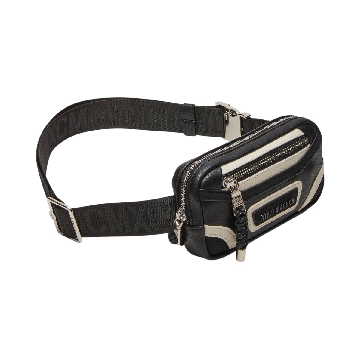 Foto 6 pulgar | Bolsa Crossbody Steve Madden Madridd Black/white
