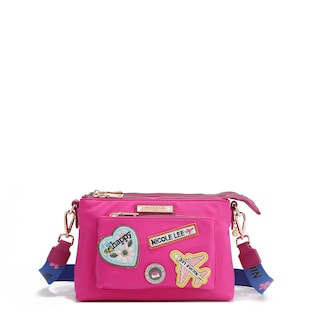 Foto 1 | Bolsa Crossbody Nicole Lee De Nailon Con Parches