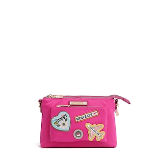 Foto 2 | Bolsa Crossbody Nicole Lee De Nailon Con Parches