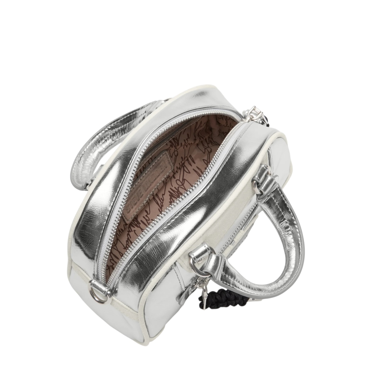 Foto 4 pulgar | Bolsa Crossbody Steve Madden Pins Silver