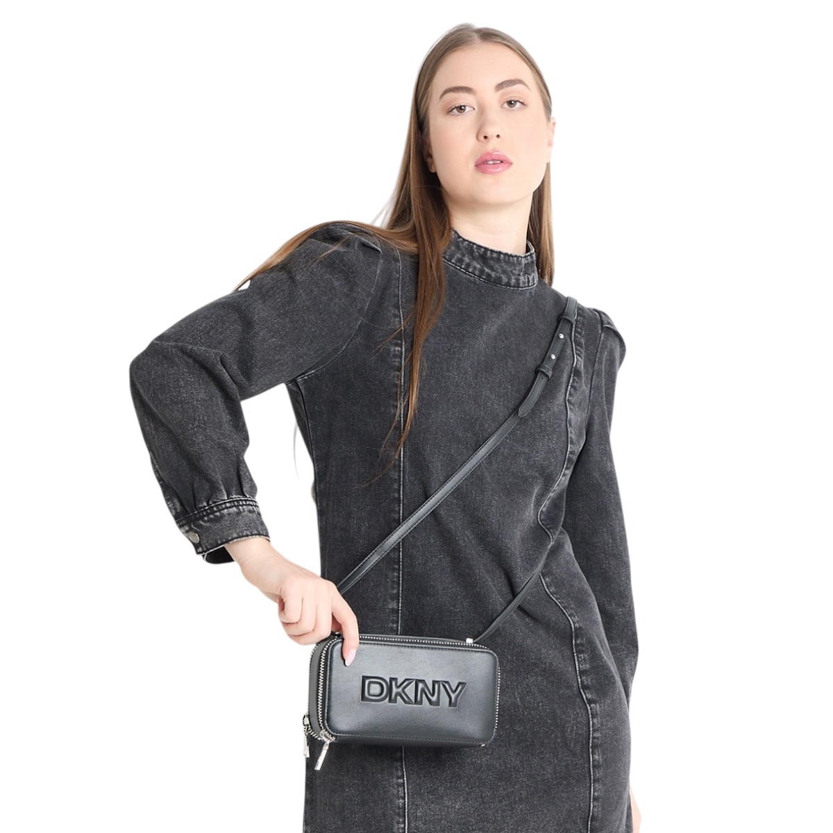 Foto 7 pulgar | Bolsa Crossbody DKNY Camera Black