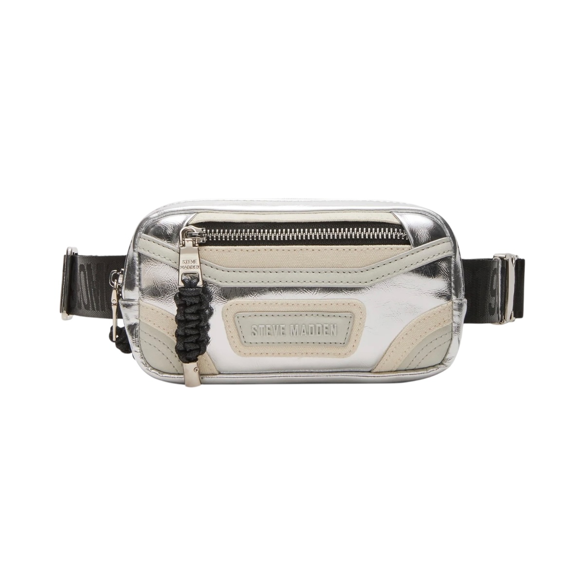 Bolsa Crossbody Steve Madden Madridd Silver para Dama