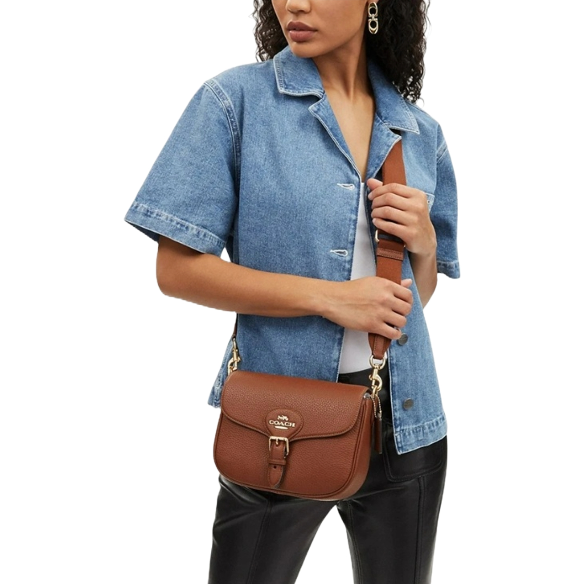 Foto 4 | Bolsa Coach Amelia Cp107  Imr1w Café
