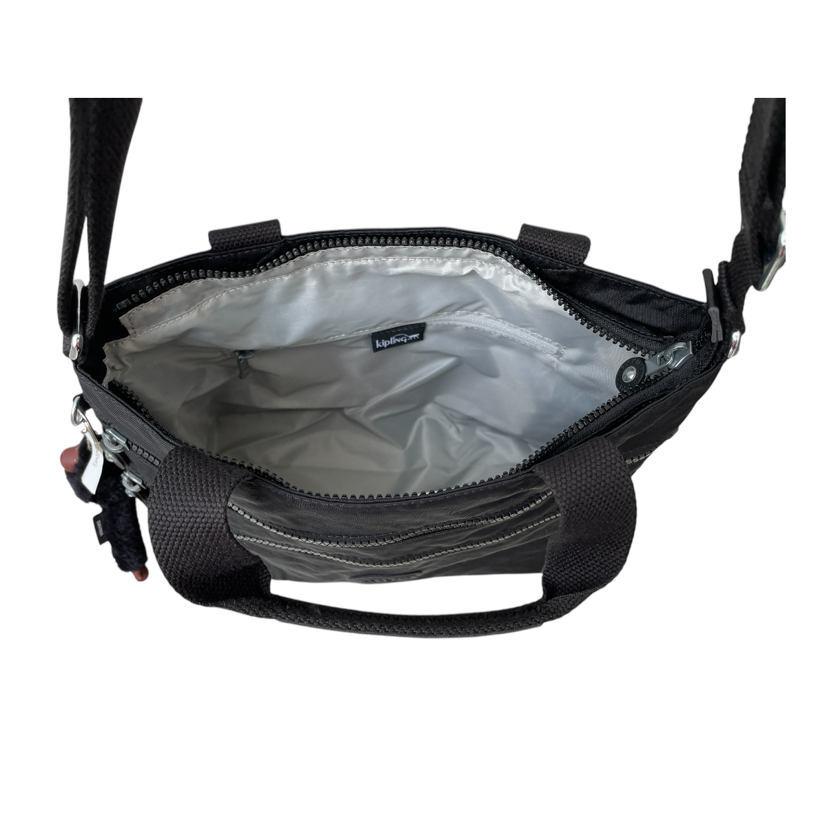 Foto 3 pulgar | Bolsa Crossbody Kipling Black Tonal Miah