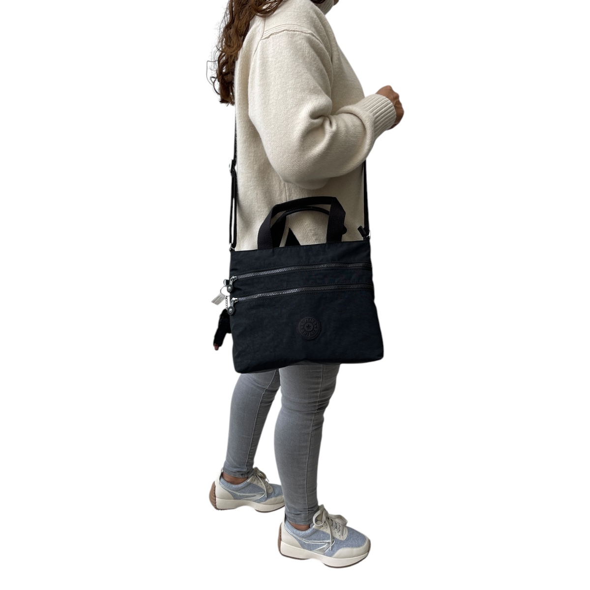 Foto 7 pulgar | Bolsa Crossbody Kipling Black Tonal Miah