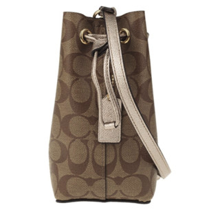 Foto 3 pulgar | Bolsa Crossbody Lena Coach F83856 Miel Bronce