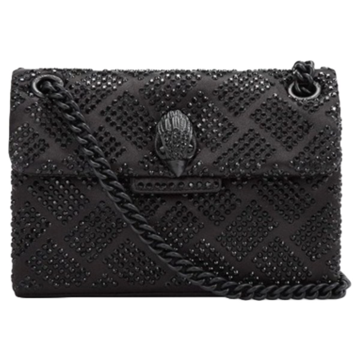 Foto 2 pulgar | Bolsa Kurt Geiger Kensington Mini Cristales 9546600609 Negro