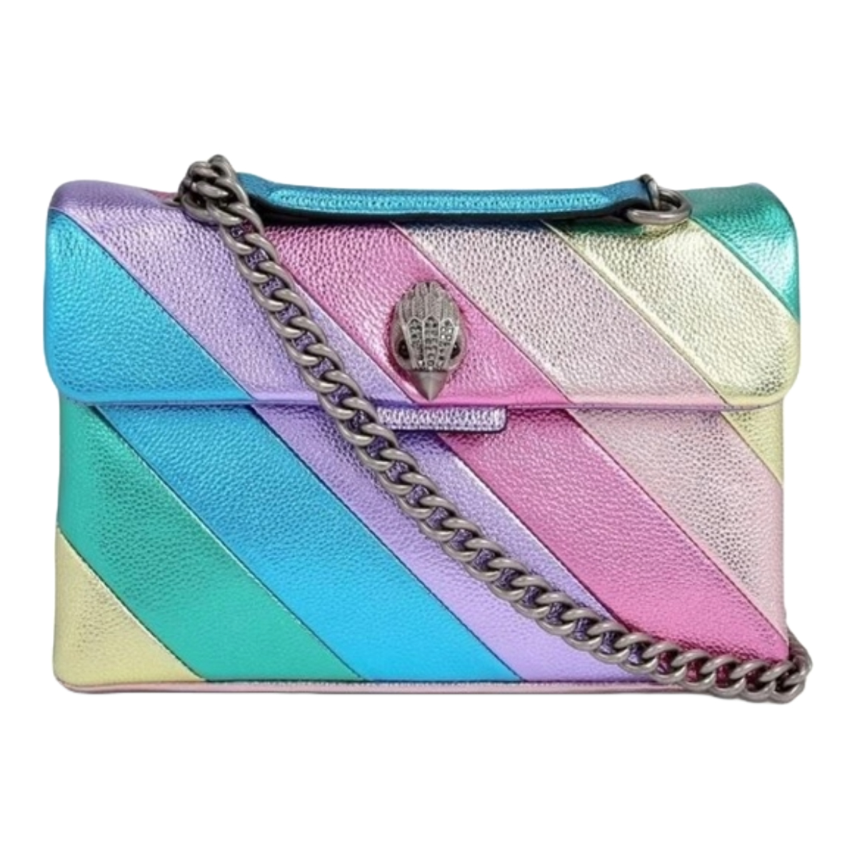 Foto 2 pulgar | Bolsa Kurt Geiger Kensington Multi Arcoíris Pastel Mediana 9797499109