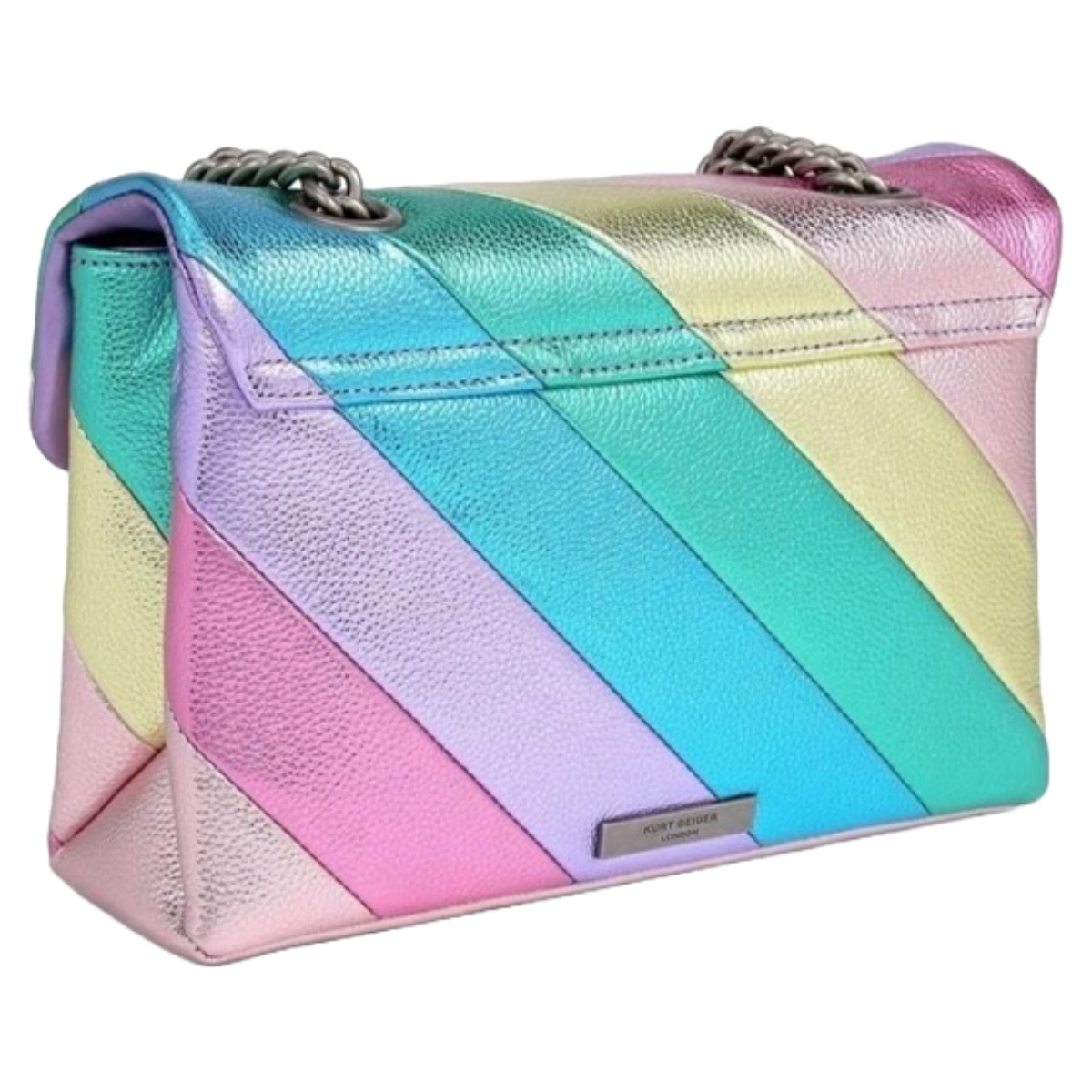 Foto 3 pulgar | Bolsa Kurt Geiger Kensington Multi Arcoíris Pastel Mediana 9797499109