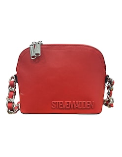 Foto 1 | Bolsa Steve Madden Crossbody Rojo Piel con Doble Asa