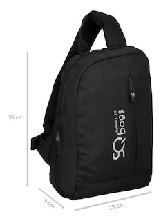 Foto 2 | Crossbody 2.0 SQbags Negra