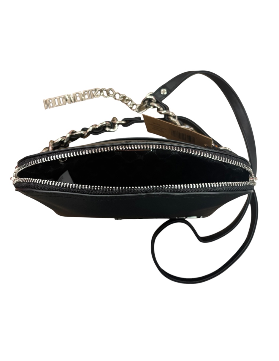 Foto 6 pulgar | Bolsa Steve Madden Crossbody Negro Piel con Doble Asa