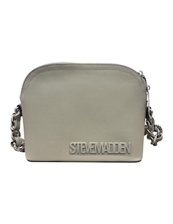 Foto 1 | Bolsa Steve Madden Crossbody Color Beige, Piel, Con Doble Asa Desmontable Y Ajustable