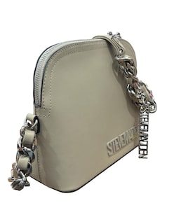 Foto 3 | Bolsa Steve Madden Crossbody Color Beige, Piel, Con Doble Asa Desmontable Y Ajustable